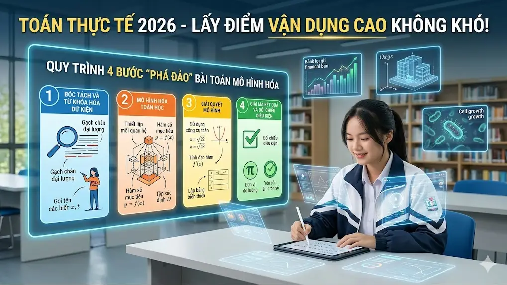 TOÁN THỰC TẾ 2026 - LẤY ĐIỂM VẬN DỤNG CAO KHÔNG KHÓ!