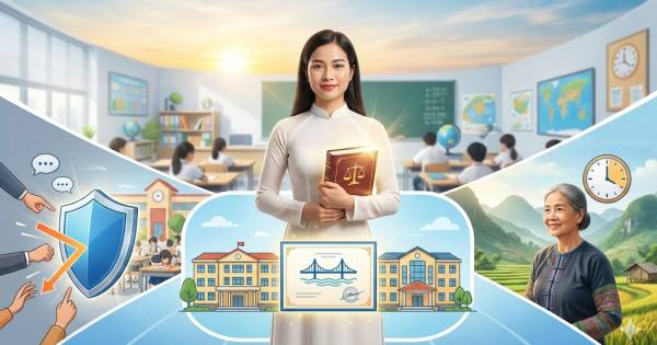 Luật Nhà giáo chính thức có hiệu lực từ 01/01/2026: Bước ngoặt nâng tầm vị thế người thầy